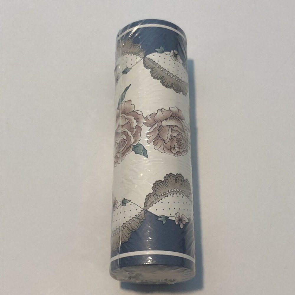 Vintage Montgomery Ward Floral Wallpaper Border Roll Sealed Made In USA 5 Yards